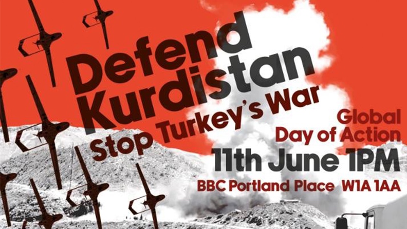 Ελάτε μαζί μας για να σταματήσουμε τον πόλεμο της Τουρκίας και να υπερασπιστούμε το Κουρδιστάν!