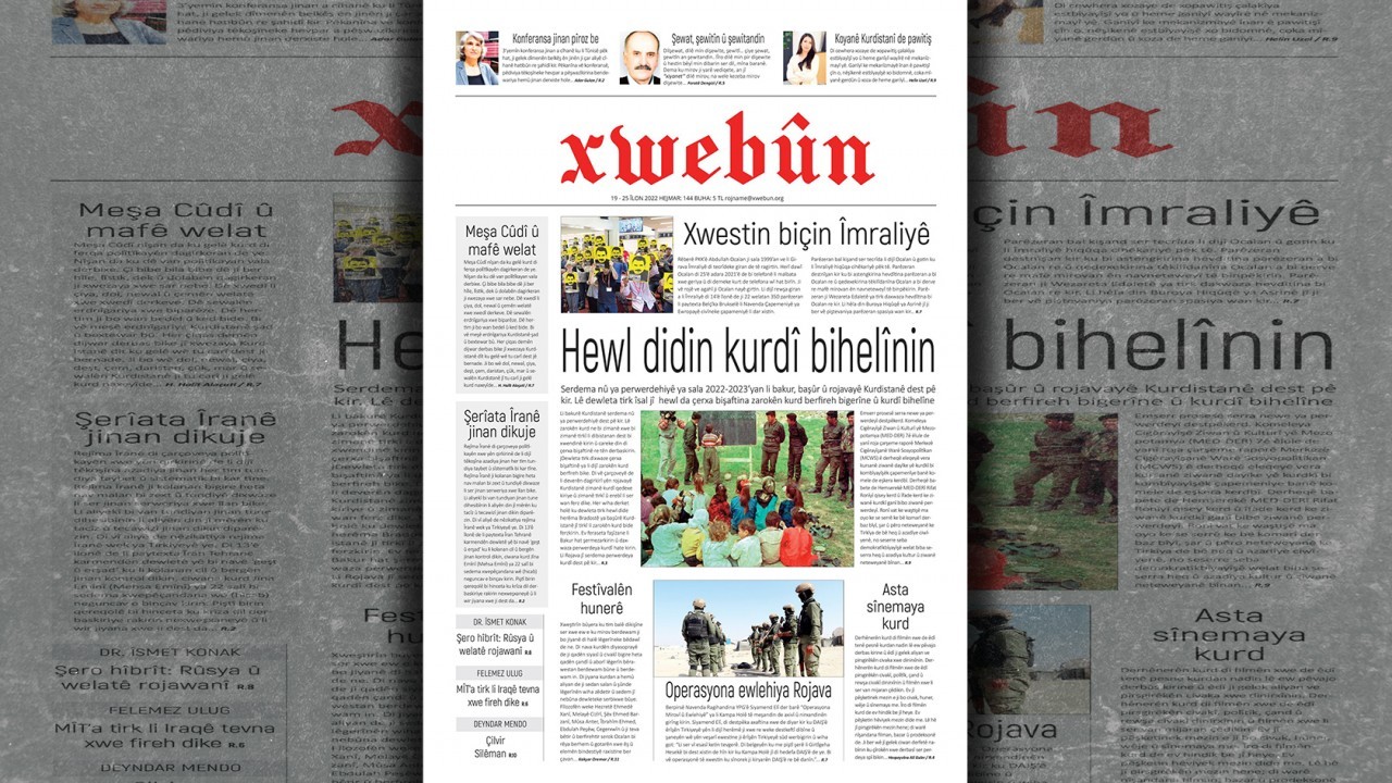 Η τουρκική αστυνομία κατάσχεσε την κουρδική εφημερίδα "Xwebûn"